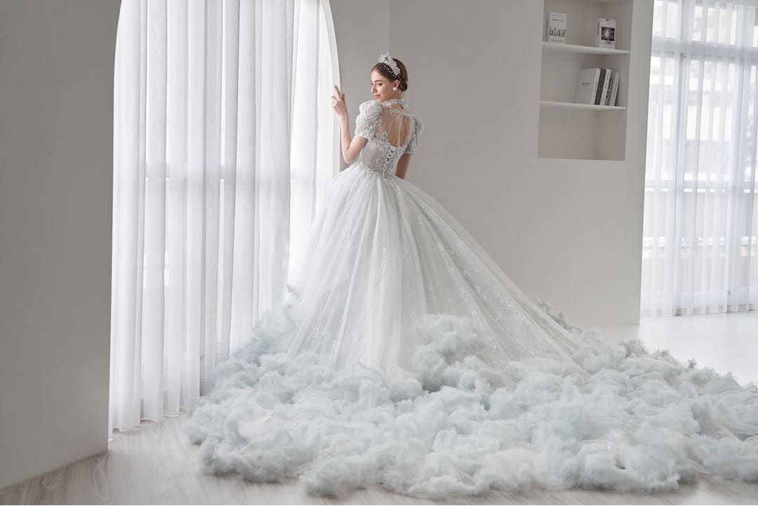 高級手工婚紗禮服